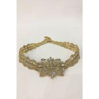 Yıldız Desenli Abiye Taşlı Arnavut Kemeri