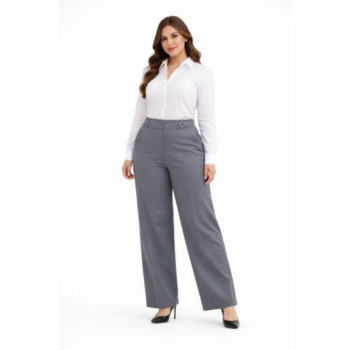 Kadın Boru Paça Kumaş Pantolon BGL-ST05386