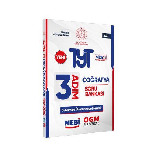 2027 TYT MEBİ-OGM 3 ADIM Coğrafya Soru Bankası RENKLİ A4 Boyut Video Çözümlü BASKI ÜCRETİ