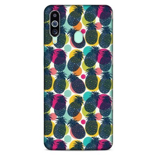 Frutix Ananas 06 Samsung Galaxy M40 Kılıf Desenli Silikon