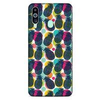 Frutix Ananas 06 Samsung Galaxy M40 Kılıf Desenli Silikon
