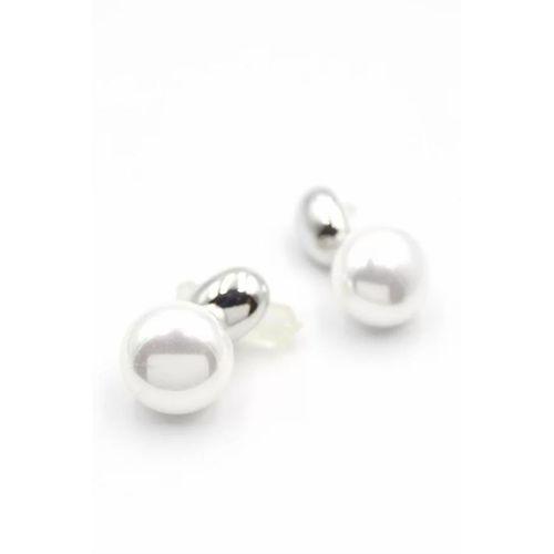 İncili Küpe - Gümüş