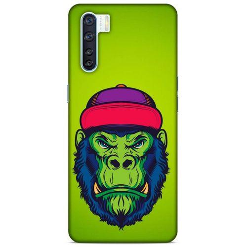 Lopard Oppo A91 Uyumlu Kılıf Tattoo's (46) Core Armor Kılıf Maymun Dövmesi