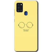 Samsung Galaxy A21s HD Baskılı Kılıf + 9D Tam Ekran Koruyucu - Be Honest