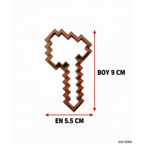 Anahtar Figürlü Kurabiye Kalıbı ve Hamur Kesici – Şeker Hamuru ve Oyun Hamuru İçin Tek Parça Kalıp