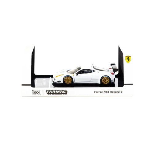 Eğitici Oyuncak Tarmac Works X iXO Models 1/64 Ferrari 458 Italia GT3 White