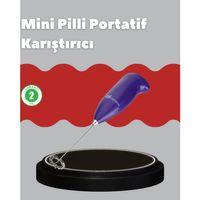 Frappe Ve Cappuccino Maker – Taşınabilir Pilli Köpürtücü Mikser