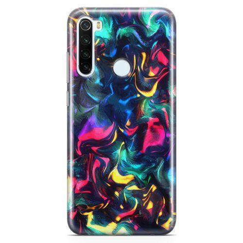 Xiaomi Redmi Note 8 Kılıf Işıklı Geceler Arka Kapak Koruma Desenli Full Koruyucu