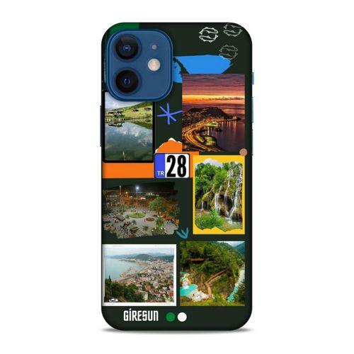 Lopard Apple iPhone 12 Mini Uyumlu Kılıf Şehirli ※ (28) Giresun Arka Kapak