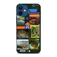 Lopard Apple iPhone 12 Mini Uyumlu Kılıf Şehirli ※ (28) Giresun Arka Kapak