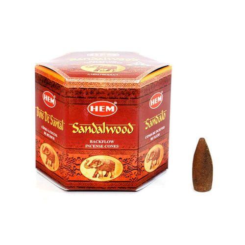 Sandalwood Back Flow Cones 40'lı