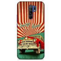 Retro (12) Desen Koruyucu Silikon Renkli Xiaomi Redmi 9 Kılıf