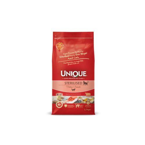 Unique Sterilised Kısırlaştırılmış Kedi Maması Somonlu 1,5 Kg