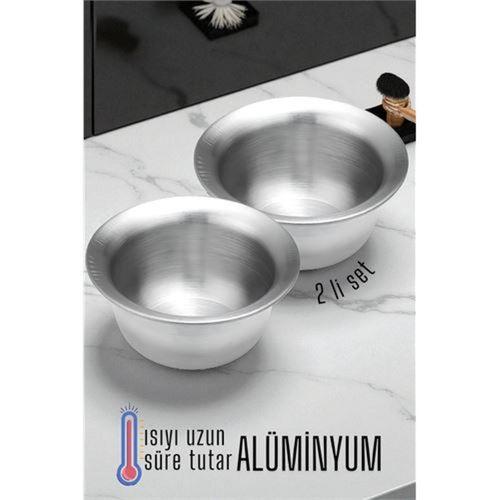 Modacar Alüminyum Tıraş Tası 2 li SET