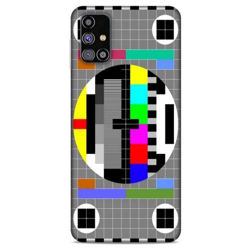 Retro (24) Desen Darbe Emici Kılıf Renkli Samsung Galaxy M31s Kılıf