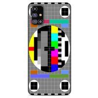 Retro (24) Desen Darbe Emici Kılıf Renkli Samsung Galaxy M31s Kılıf