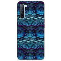 Oppo Reno 3 Kılıf Baskılı Özel Seri Taşlı (37) Silicone Cover