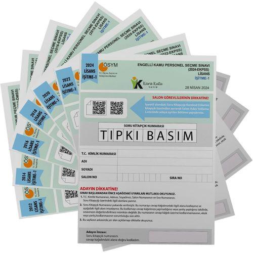 2026 EKPSS Lisans İşitme-1 ÖSYM Çıkmış Soru Tıpkı Basım Soru Kitapçıkları 7li TG Deneme Paketi