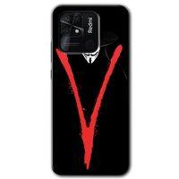 Redmi 10C Kılıf HD Desen Baskılı Arka Kapak - V for + Kırılmaz Cam