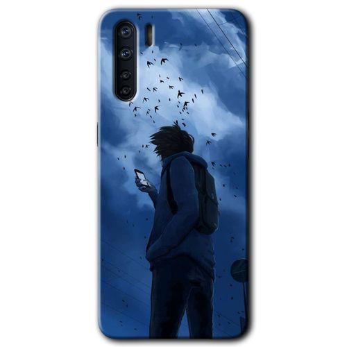 OPPO Oppo A91 Kılıf HD Desen Baskılı Arka Kapak - Sonbahar Yalnızlığı