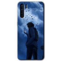 OPPO Oppo A91 Kılıf HD Desen Baskılı Arka Kapak - Sonbahar Yalnızlığı