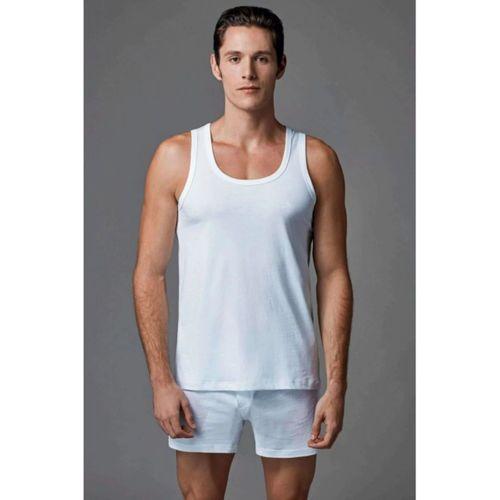 Erkek Beyaz Pamuklu Atlet 030 Ikili Kutuda