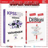 Marsis Yayınları 2026 KPSS Vatandaşlık ve AKM Dil Bilgisi Soru Bankası Seti 2 Kitap