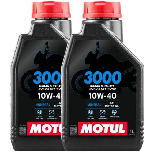 Motul 3000 10w40 4t Mineral Motosiklet Motor Yağı - 2 ADET