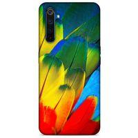 Oppo Realme 6 Pro Kılıf Desenli Özel Seri Tüyler (3) Kapak