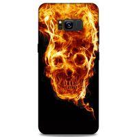 Lopard Samsung Galaxy S8 Plus Uyumlu Kılıf FireX (19) Kılıfları Ateş İskelet
