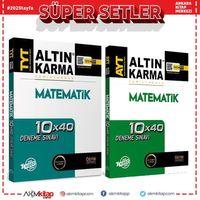 Altın Karma TYT Matematik Deneme ve AYT Matematik Deneme 2 Kitap Set