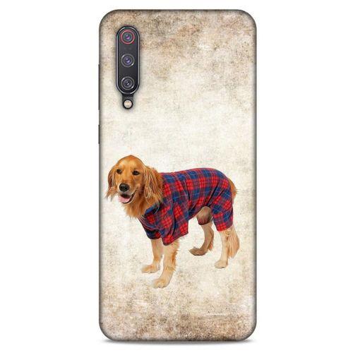 Xiaomi Mi 9 Kılıf Köpek Kıyafetleri (47) Crystal Flex Kılıf Golden Gömlek