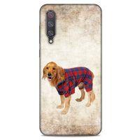Xiaomi Mi 9 Kılıf Köpek Kıyafetleri (47) Crystal Flex Kılıf Golden Gömlek