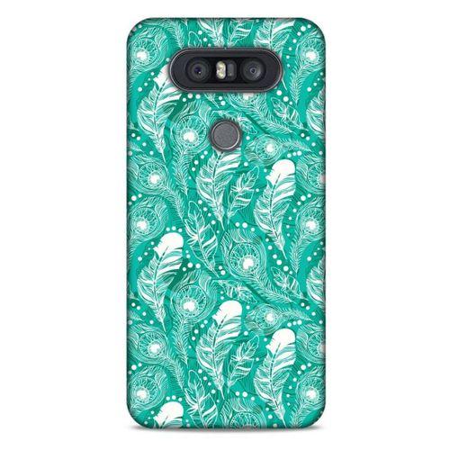 LG K41S - K51S Kılıf Desenli Özel Seri Tüyler (45) Liquid Air Kılıf