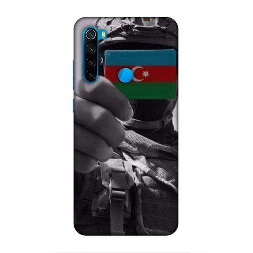 Xiaomi Redmi Note 8 Uyumlu Kılıf Azarbaijan (40) Fit Silikon Kılıf Asker