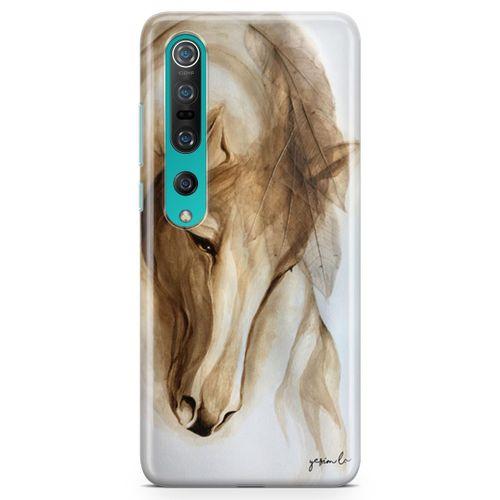 Xiaomi Mi 10 Kılıf Huzurlu At Arka Kapak Koruma Desenli Full Koruyucu