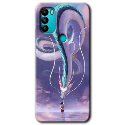 General Mobile GM 21 Plus HD Baskılı Kılıf + 9D Tam Ekran Koruyucu - Dragon Snake