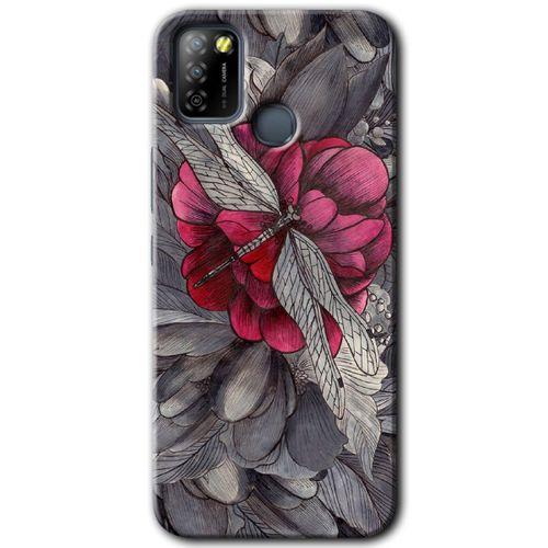 İnfinix Smart 5 Kılıf HD Desen Baskılı Arka Kapak - kelebek Ömrü