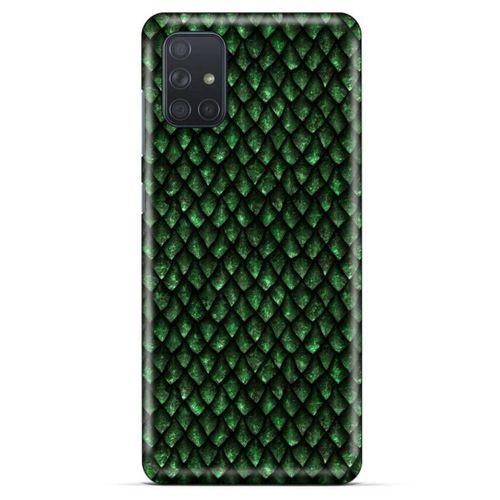 Samsung Galaxy M51 Kılıf Dragons (5) Koruma Kabı Ejderha Koyu Yeşil Pul