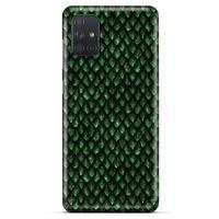 Samsung Galaxy M51 Kılıf Dragons (5) Koruma Kabı Ejderha Koyu Yeşil Pul