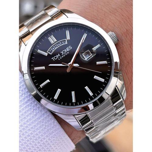 Tom Jones Bileklik Hediyeli Çelik Kordon 3 Atm Suya Dayanıklı 2 Yıl Garantili Erkek Kol Saati 10072.2