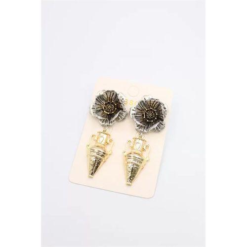 Çiçek Küpe - ÇOK RENKLİ