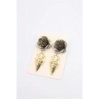 Çiçek Küpe - ÇOK RENKLİ