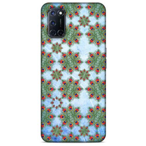 Oppo A72 Kılıf Desenli Özel Seri Tüyler (24) Darbe Emici Kılıf
