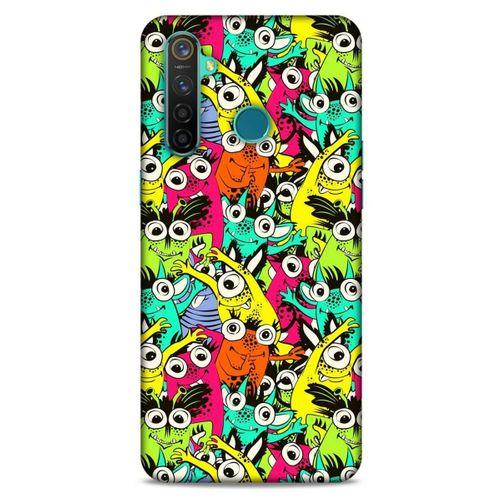Graffitix (38) Desenli Silikon Kapak Oppo Realme 5 Pro Kılıf