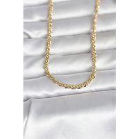 CM 14K Gold Renk Zincir Model 60 cm Kadın Kolye