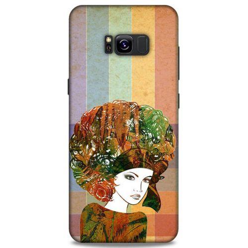 Lopard Samsung Galaxy S8 Plus Uyumlu Kılıf Sürreal Yüzler ♀ (33) Hybrid Kılıf Baskılı