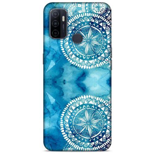 Huawei P40 Uyumlu Kılıf Mavi Delisi (45) Liquid Air Kılıf Suluboya Motif