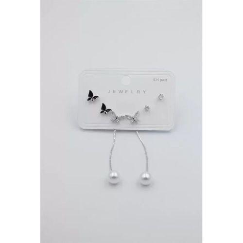 Çoklu Set Küpe - Gümüş