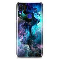 Xiaomi Redmi Note 7 Kılıf Renk Kasırgası Arka Kapak Koruma Desenli Full Koruyucu